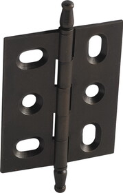 Hafele 354.17.110 Decorative Butt Hinge,Mortise,Minaret Finial Elite Solid Brass Hinge,Oil-Rubbed Bronze