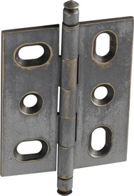 Hafele 354.22.931 Decorative Butt Hinge, Mortise, Minaret Finial,For inset face frame doors, Pewter