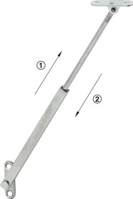 Hafele 372.17.253 Lid Stay, Fall-Ex,With Adjustable Braking Effect, up to 300 mm lid height