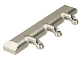 Hafele 372.91.599 Aluminum Door Bracket, for Free Flap 1.7 / 3.15 / Strato