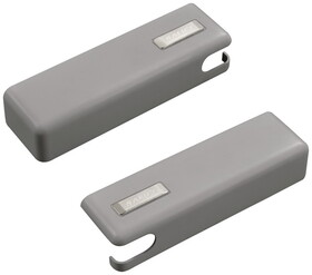 Hafele 372.96.020 Wind Covers,Salice Gray Cover/Nickel-Plated Cover Cap,Srxa78Amsnxxf