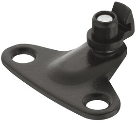 Hafele 373.66.393 Duo Mounting Bracket,Steel For Duo Standard Or Duo Forte Lid Stay,28 mm Edge Distance,Black