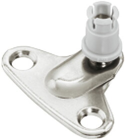 Hafele 373.69.906 Maxi Cabinet Bracket,Nickel Plated For Maxi Lid Stay,(1 7/16") 37 mm Edge Distance