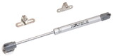 Hafele 373.82.910 Gas Piston, for Wooden and Aluminum Framed Doors,Steel, nickel plated, Spring force 150 N