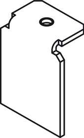 Hafele End Bracket, for Silent Aluflex