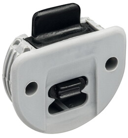 Hafele 404.21.201 Upper Guide, with Spring Loaded Pin,for Slido Classic VF, Plastic, guide: Gray, bolt: Black