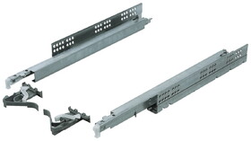 Hafele 421.23.860 Salice - Push Slide, A6557 Futura 16, for Frameless, Full Extension, 50 lbs,length: 600 mm