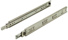 Hafele 422.16.302 Accuride - Telescopic Side Mounted Cam Adjust Slide,C3834,1" Overtravel,90 Lbs Weight Capacity Zinc,12"