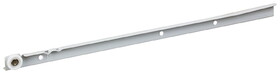 Hafele 423.37.821 Drawer Member, Epoxy, 3/4 Extension, Self-Closing, Bottom Mounted, White,Left, 24"