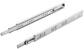 Hafele 432.21.370 Ball Bearing Slide, H&#228;fele Matrix Runner BB A45, load bearing capacity up to 45 kg, steel,250.00 mm,9 13/16",45.00 kg,Black