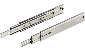 Hafele 432.48.991 Accuride- Heavy Duty Side/Bottom Mounted Slide, C7950, Full Extension, 150/350 lbs Weight Capacity,36"
