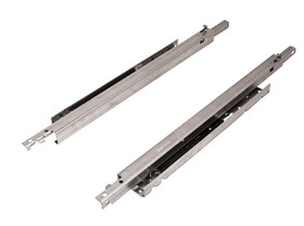 Hafele 433.22.116 Salice - Bottom Mount Concealed Runner for Shelf, Full Extention, Push to Close,24" length