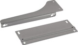 Hafele 503.11.990 Optional Door Mount Bracket Kit, for KV Pull-Out Units,Frosted nickel