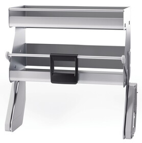 Hafele 504.69.542 iMOVE Pull Down Unit, for Frameless,Double,Silver/Gray,19 1/2-19 3/4",21",19 1/2-19 3/4"