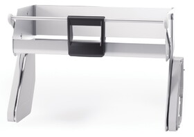 Hafele 504.69.712 iMOVE Pull Down Unit, for Face Frame, with Shim,Single,533.00 mm,495-502 mm,457.00 mm,Silver/White,18",21",19 1/2-19 3/4"