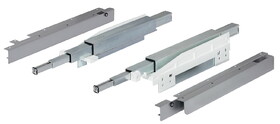 Hafele 505.70.200 Pull-Out Table Fitting, Top Flex,Without worktop, extension length: 810 mm, internal cabinet depth: &ge;500 mm