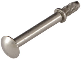 Hafele 510.86.650 Knock-In Pin, 1 5/16" Projection,For Wood Blanks, Matt Nickel