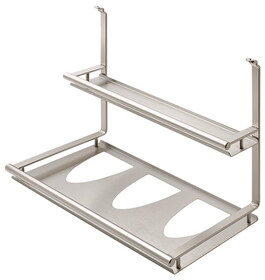 Hafele 521.61.626 Wine Bottle and Glass Shelf, Backsplash Railing System,