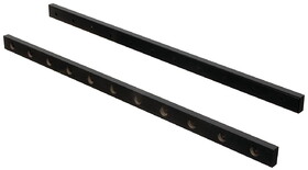 Hafele 521.99.341 Brackets, For Parallel Rods,black, painted, 22"
