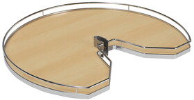 Hafele 541.06.158 Kidney Shaped Wood Shelf,For Revo Maple/Champagne