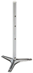Hafele 541.56.891 Bottom Mounting Center Post, for Kidney Shaped Shelves,Matt nickel