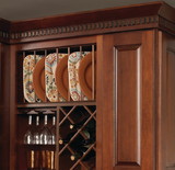 Hafele 541.98.160 Plate Rack, Wooden Cabinet Accessory