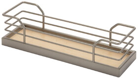 Hafele 543.34.852 Tray Set, for Spice Rack,Champagne/maple, width 5"