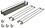 Hafele 545.09.950 Baker'S Tray Organizer Set,For Dispensa Base Pull-Out Ii 3 5/16" Wide,Silver, Price/Set