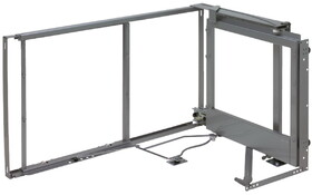 Hafele 546.17.917 Magic Corner I, for Blind Corner Cabinets,Silver, swing right