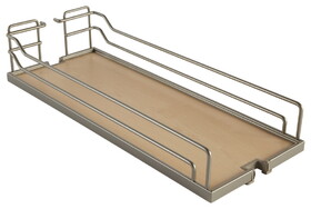 Hafele 546.63.860 Tray Set, Dispensa,For Pantry Pull-Out &amp; Base Pull-Out II, Champagne/Maple, width 4", 2 trays
