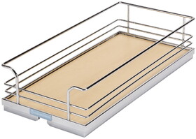 Hafele 547.12.102 Storage Tray,For Internal Drawer Pull-Out Arena Plus,Chrome/Maple,Width 14 1/16"