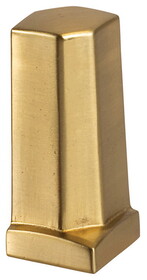 Hafele 547.52.999 Post for Shoe Fence, TAG Synergy Elite Collection,Corner post, Matt gold