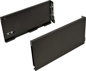 Hafele 550.43.339 Grass Vionaro Drawer System, Side Height: (7 1/4") 185 mm,380.00 mm,15",Graphite,15"