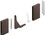 Hafele 551.60.199 Matrix Box P holder plastic brown  Price/Set