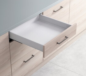 Hafele Side Profiles, Hafele Matrix Box S35, drawer side height 84 mm, load bearing capacity 35 kg, with self closing and soft closing mechanisms