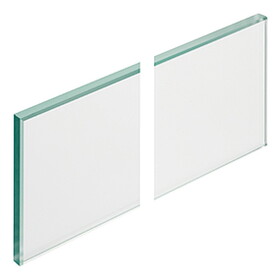 Hafele 553.60.445 Glass panel, For H&#228;fele Matrix Box P drawer side runner system,Length 500 mm (19 11/16"), clear glass