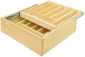 Hafele 556.48.800 Double Cutlery,Drawer Insert Width:292 mm (11 1/2")