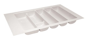 Hafele 556.77.840 Cutlery Tray, Plastic, White