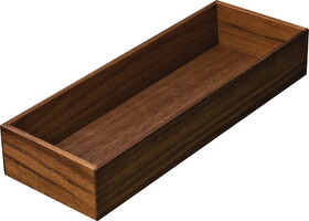 Hafele 556.88.720 Cutlery Box 1, Fineline&#153; Move, 105.5 x 300 x 49 mm,Walnut