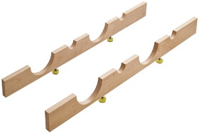 Hafele 557.47.820 Wine Storage Rack, for Fineline&#153; Base Plate,2 racks, Birch