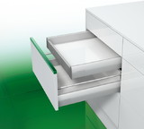 Hafele 558.04.571 Panel brackets, For panel for internal drawer box without railing, Grass Nova Pro drawer side runner system, height 90 mm