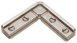 Hafele 563.25.912 Corner Connector, for Aluminum Door Frame Profiles, 4 Screws