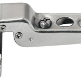 Hafele 563.25.941 Aluminum Frame Door Hinge, Hafele Metallamat A, half overlay/twin mounting, opening angle 110°