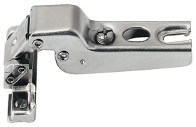 Hafele 563.25.941 Aluminum Frame Door Hinge, H&#228;fele Metallamat A, half overlay/twin mounting, opening angle 110&#176;