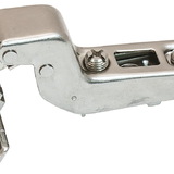 Hafele 563.25.947 Aluminum Frame Door Hinge, H-Series, 110° Opening Angle, Clip-On, Self Closing, Inset Mounting