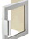 Hafele 563.25.995 ALUMINUM FRAME HANDLE ALU MATT 80MM  Price/Piece