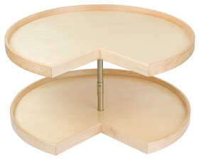 Hafele 595.52.167 Lazy Susan Two Shelf Hardware Set, Dependent Rotation