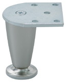 Hafele Furniture Foot, Zinc, 75 mm (3