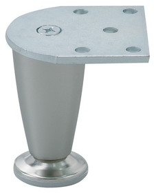Hafele Furniture Foot, Zinc, 75 mm (3")