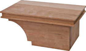Hafele Cabinet Foot Transitional 4" x 8 1/2" x 4 7/8"